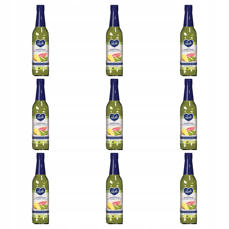 Paola Sirup s příchutí kiwi, guany a citron 430 ml X9