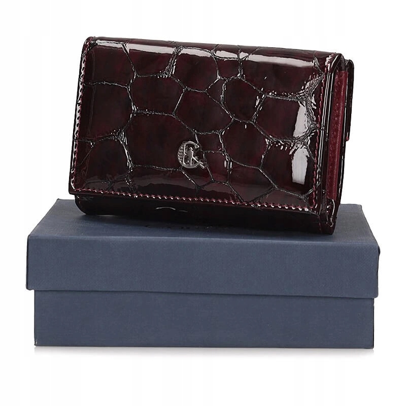Elegantní kožená peněženka Canaletto 1221-C-s78/RFID bordó