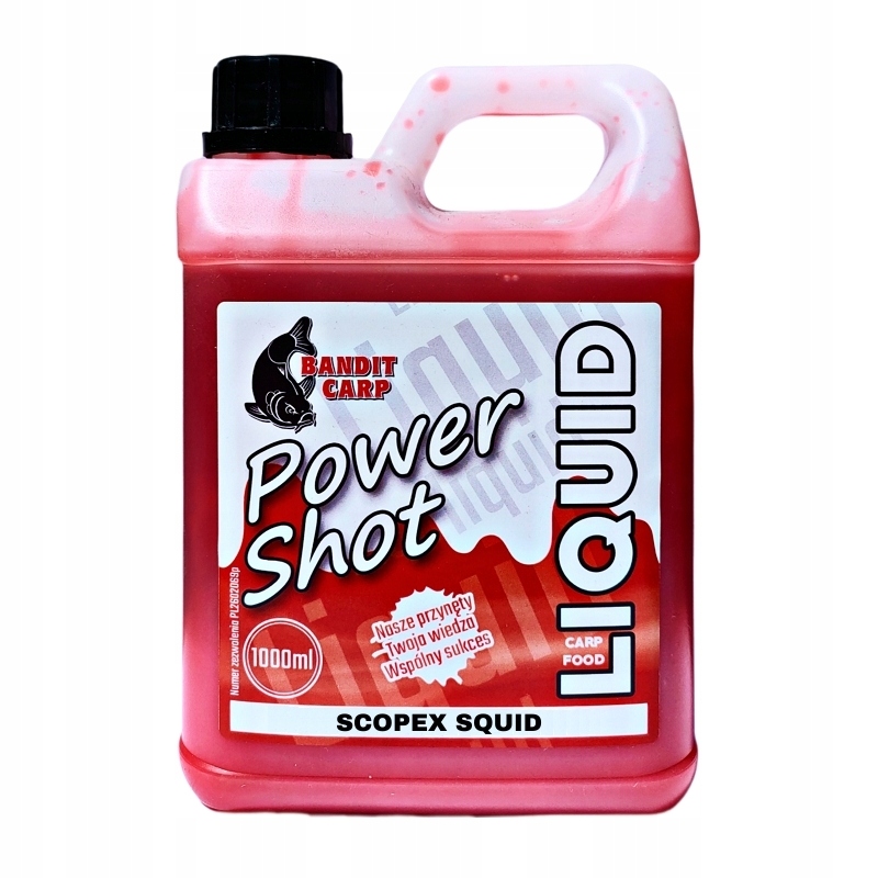 Bandit Carp Liquid PowerShot Scopex Squid 1000ml