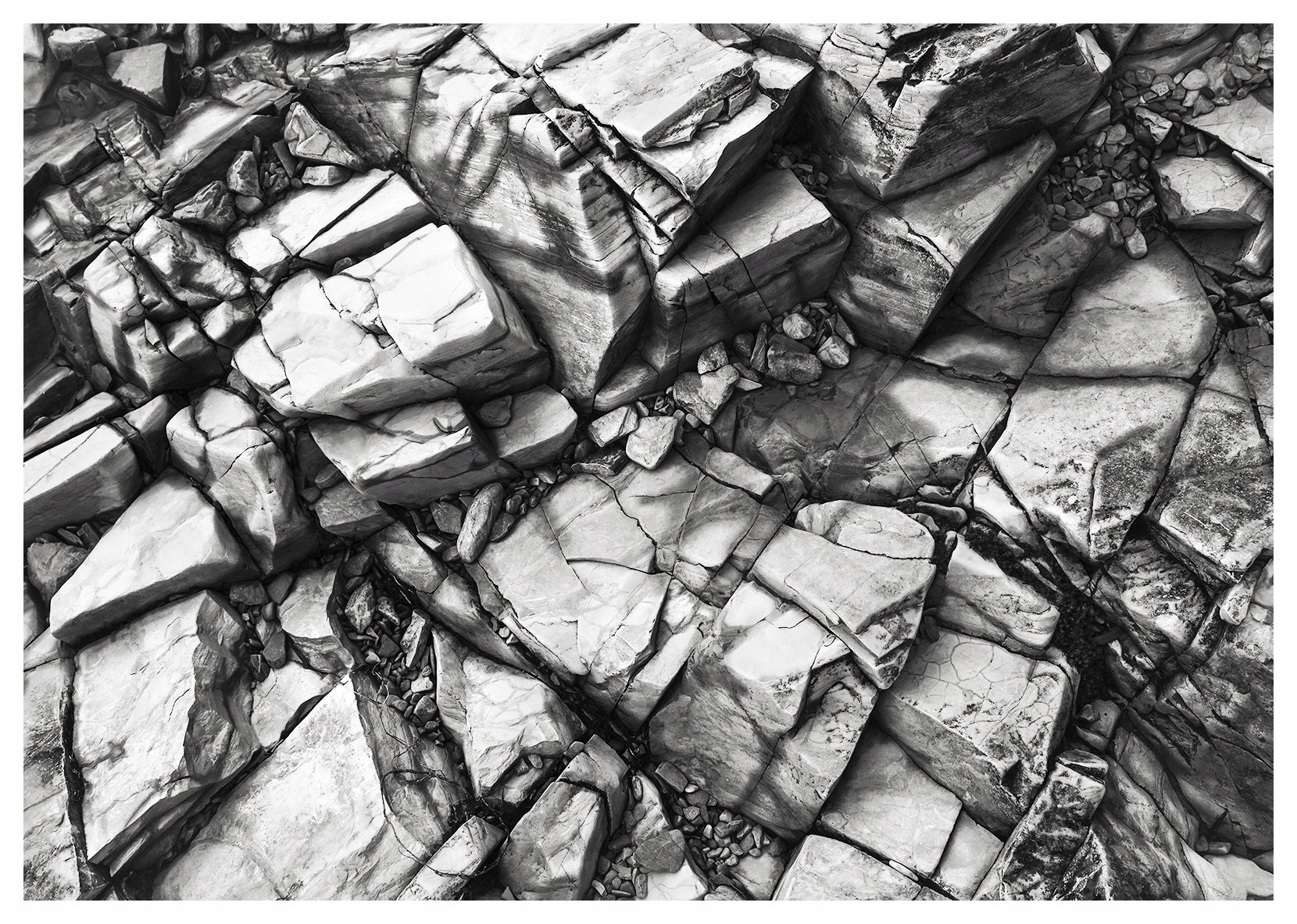 Fototapeta Kámen Skalní zeď textura šedá bílá 368x254 design lepidlo