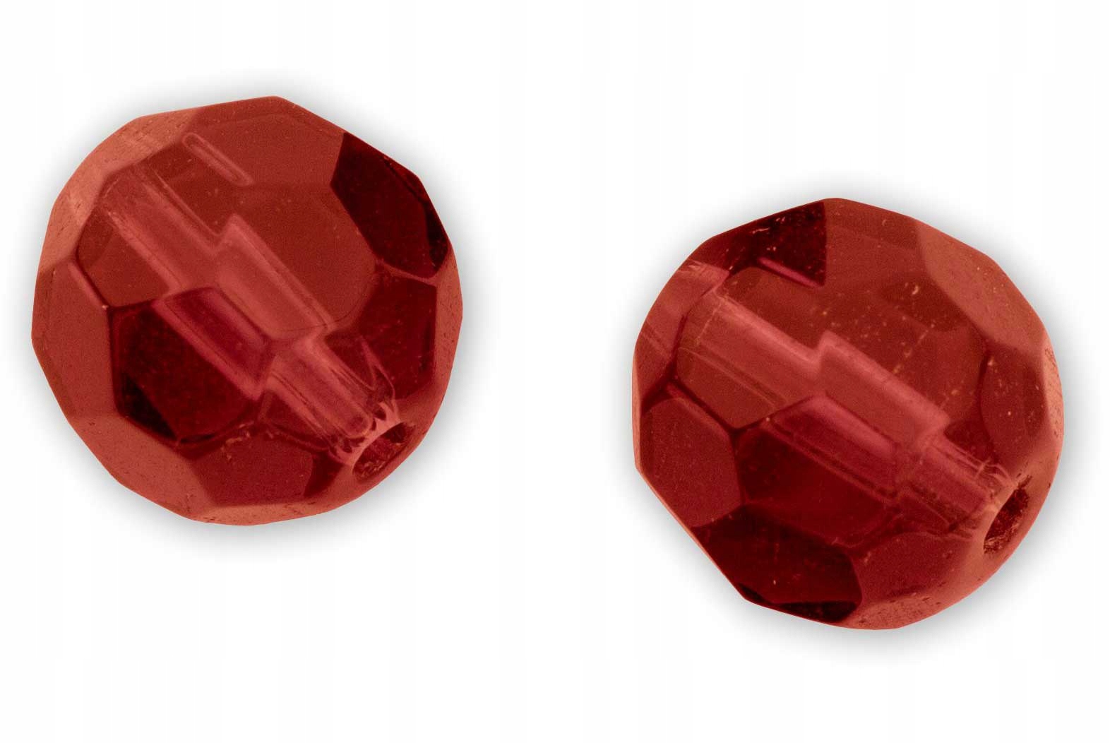 Szklane Koraliki Quantum 4STREET Red 6mm/15szt
