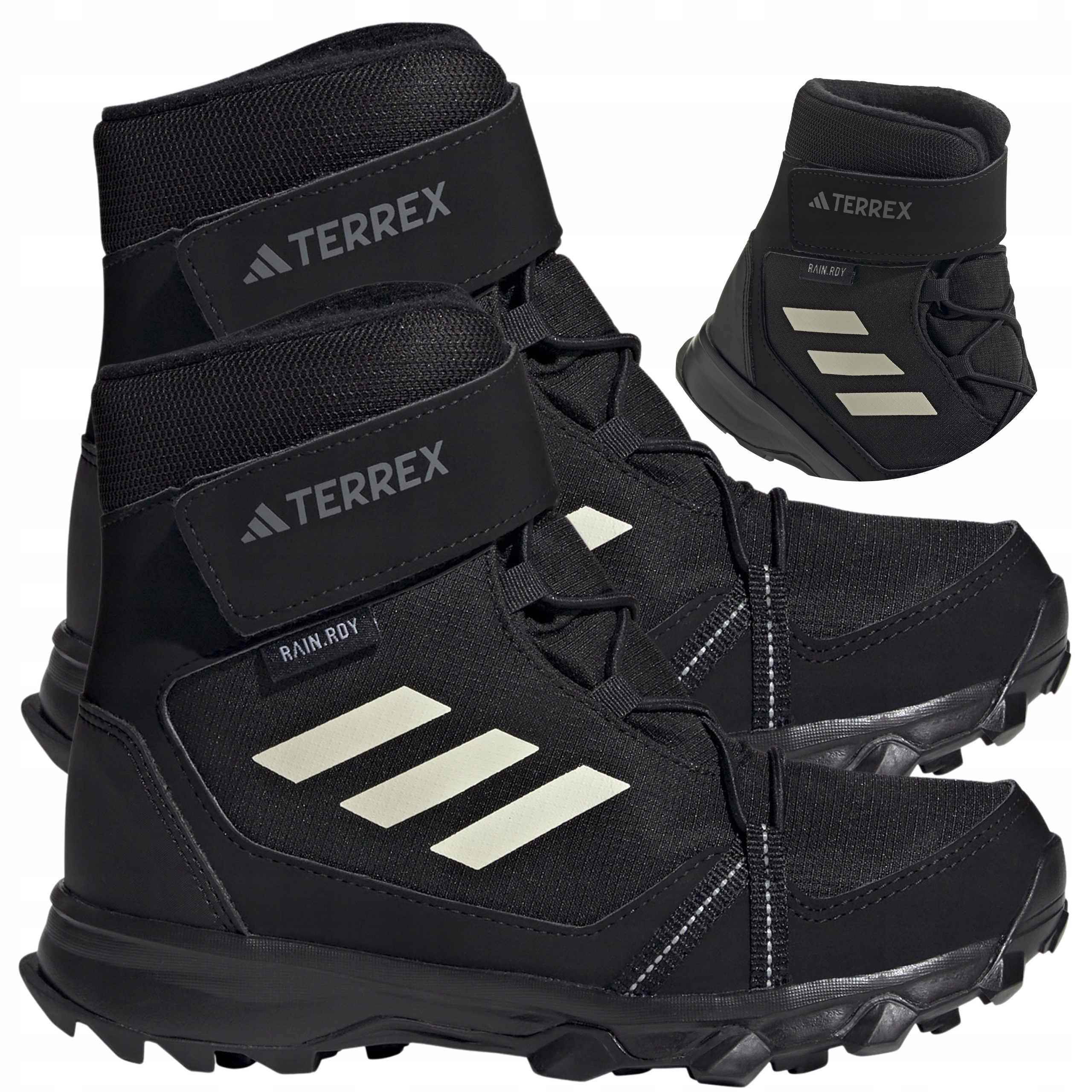 buty dziecięce adidas terrex snow hook and loop cold śniegowce r. 38 2/3