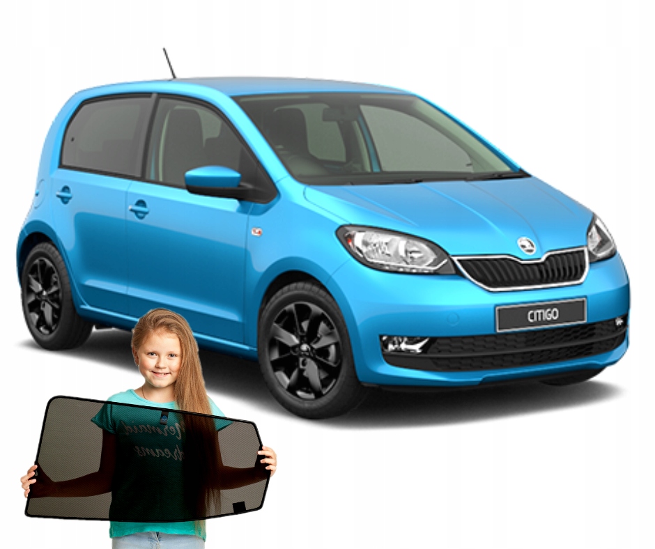 Záclony Rolety Kryty určené na magnety pre Škoda Citigo 5-dverové Htb