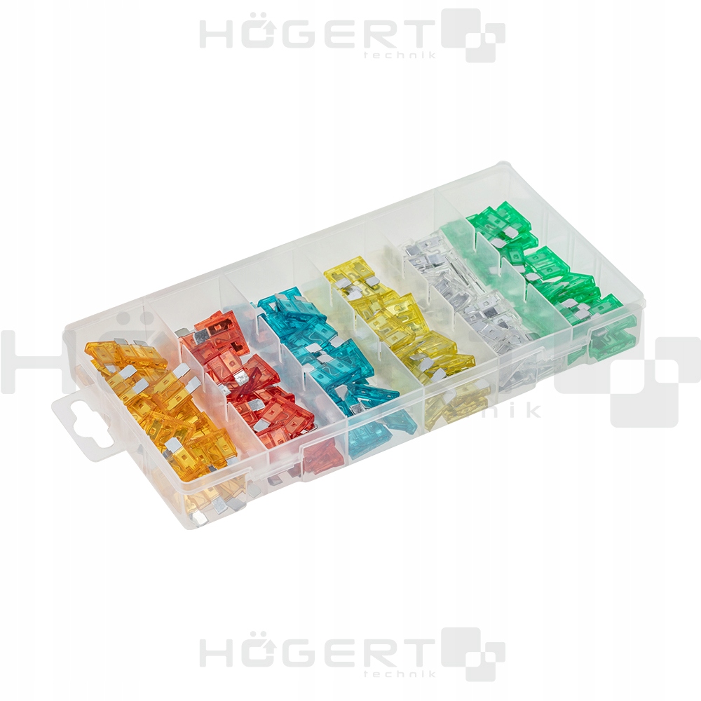 ZESTAW BEZPIECZNIKÓW SAMOCHODOWYCH 120 SZT HOGERT