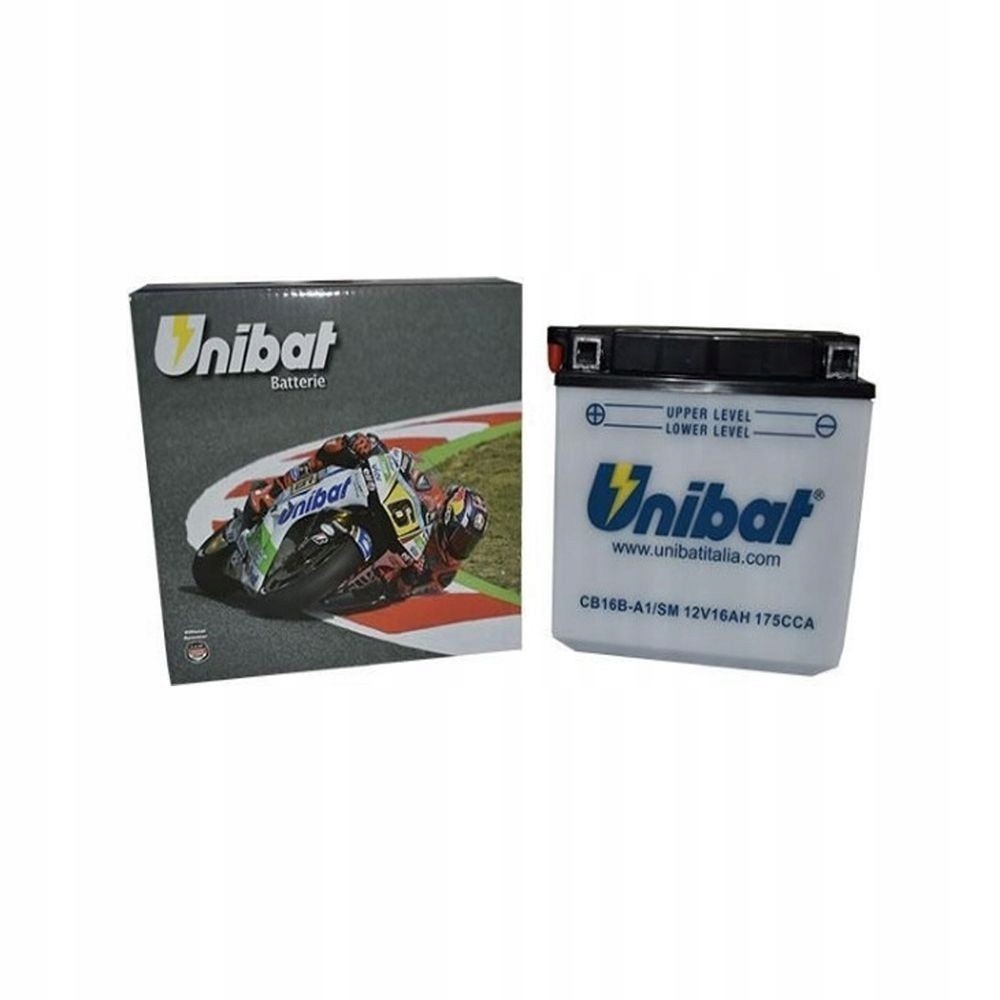 Unibat batéria 16Ah-12V 207A (L+)