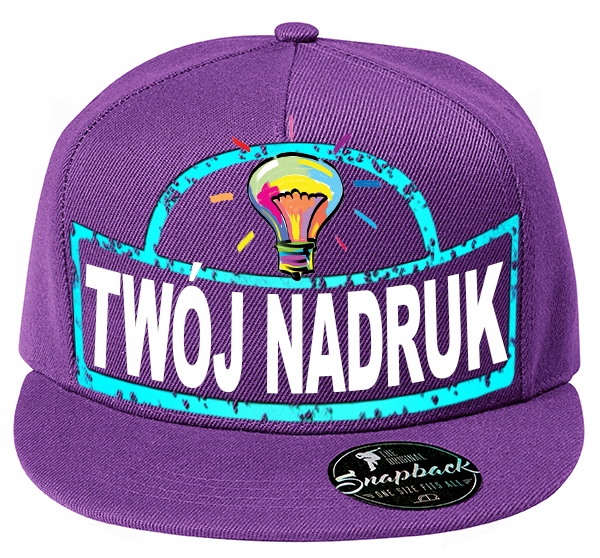 

Czapka Full Cap Snapback Z Własnym Nadrukiem 5P 64