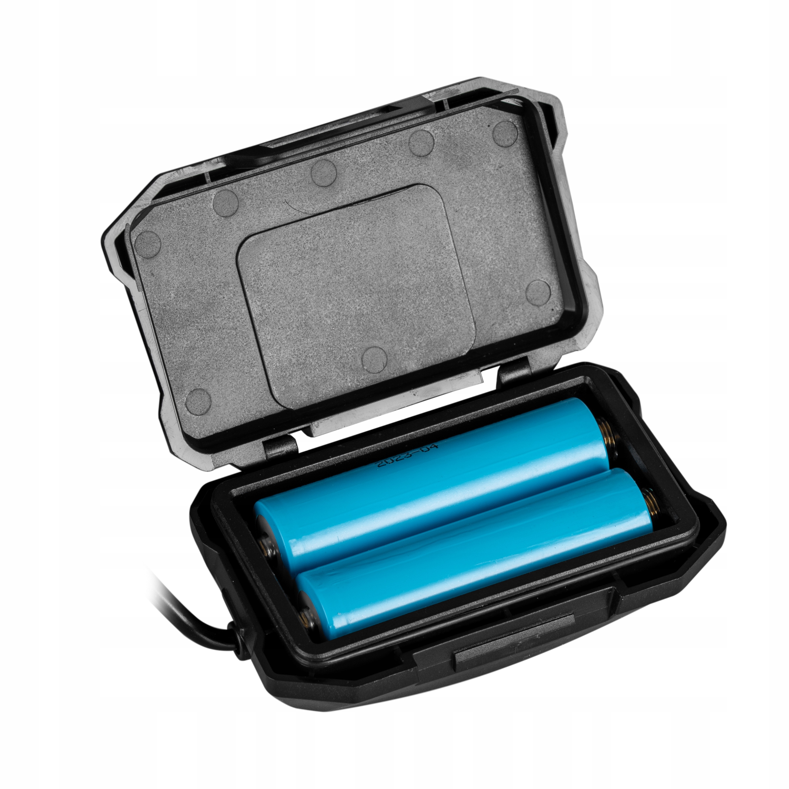 ZESTAW LATARKA CZOŁOWA + AKUMULATORY + OPASKA CZOŁÓWKA LED USB C POWER PRO Zasilanie akumulatorowe