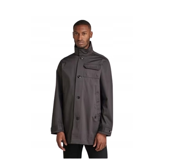 Pánský kabát značky Premium G-Star Raw Mfo Utility Trench Raven Bavlna S