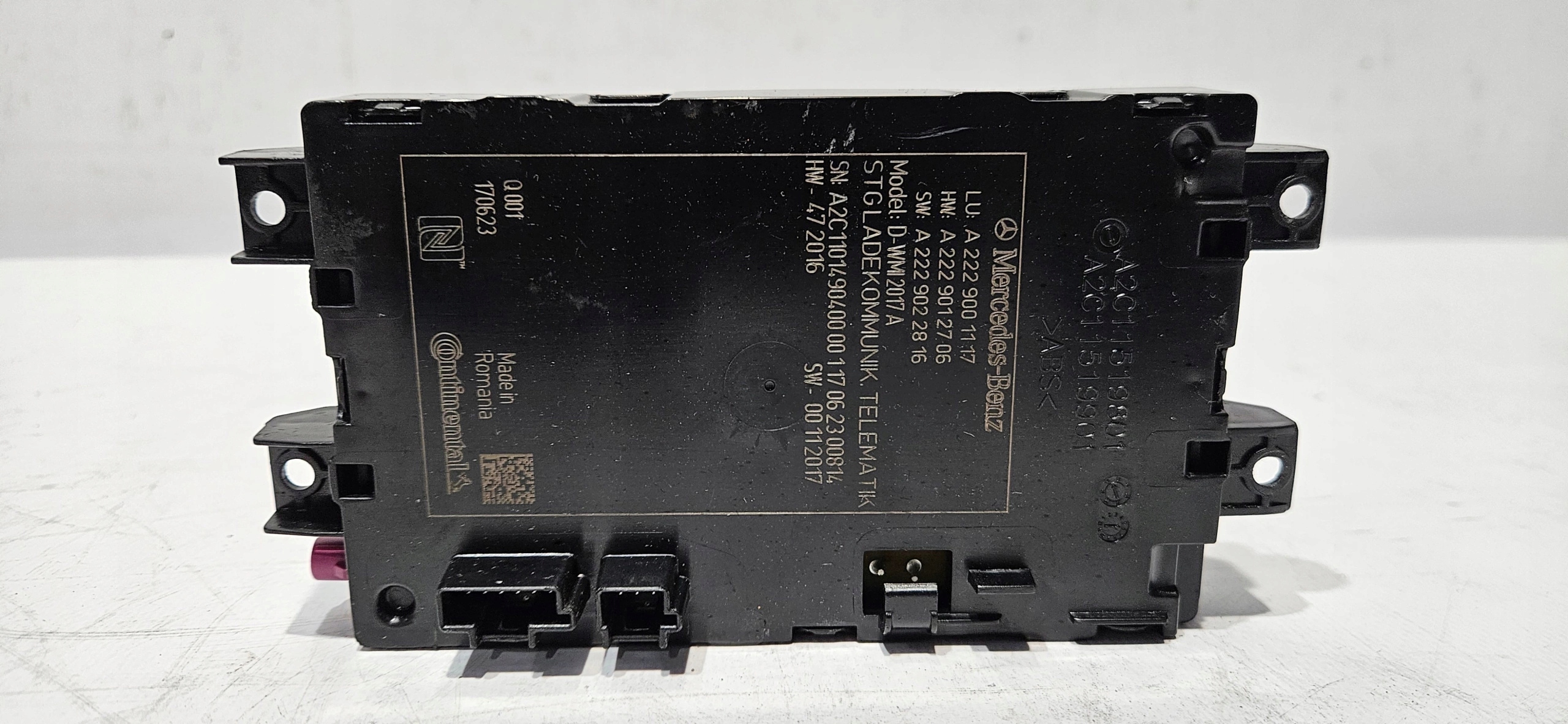 module control unit MERCEDES S KLASA W222 AMG S63 original A2229001117