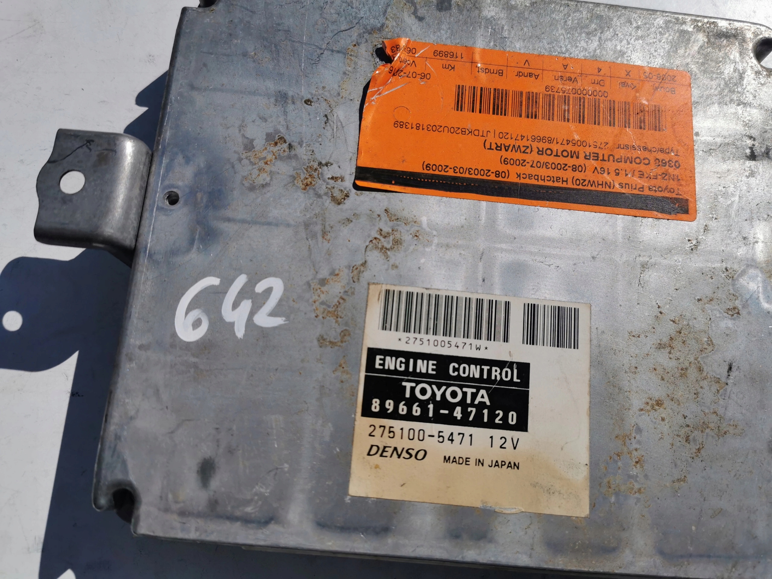 TOYOTA PRIUS 1.5B 89661-47120 275100-5471 Computer