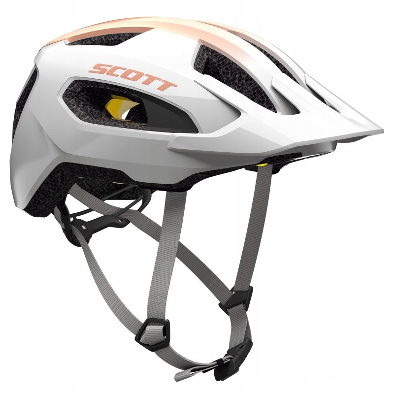 Kask scott supra+ white/beige NOOWY MODEL