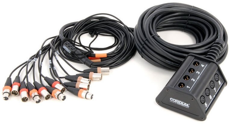 Cordial Cyb 8-4 C 15 stagebox s mnohožilovým kabelem