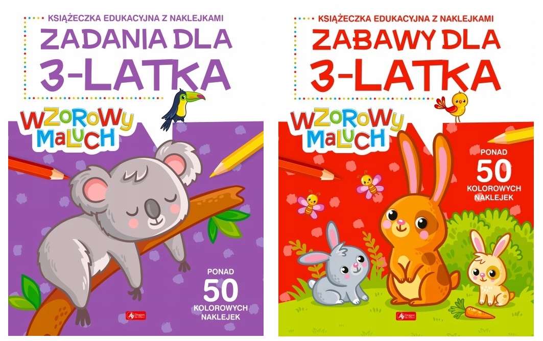 

Zestaw Wzorowy Maluch Zabawy Zadania Dla 3-LATKA