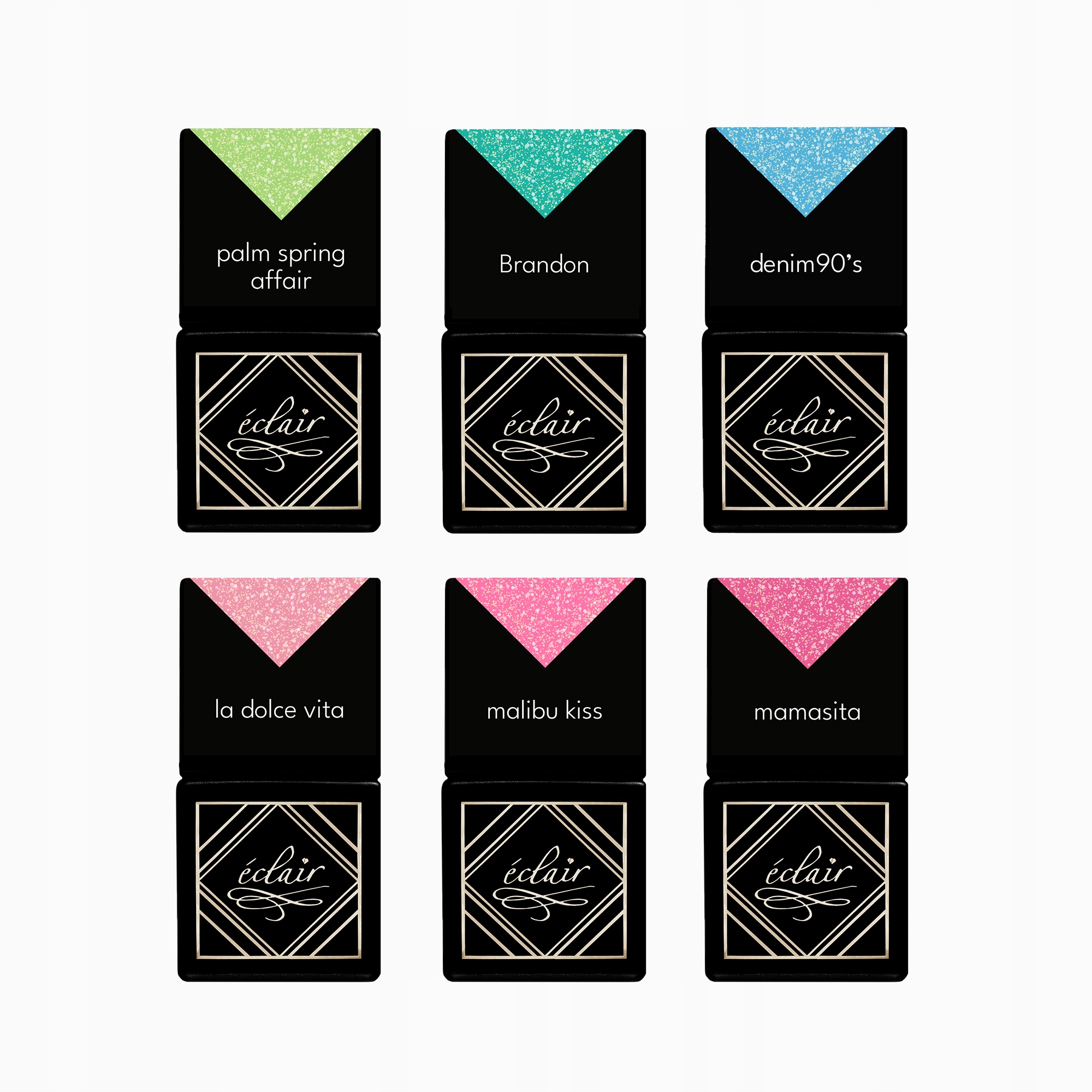 Eclair Nails 90`s – sada hybridních laků