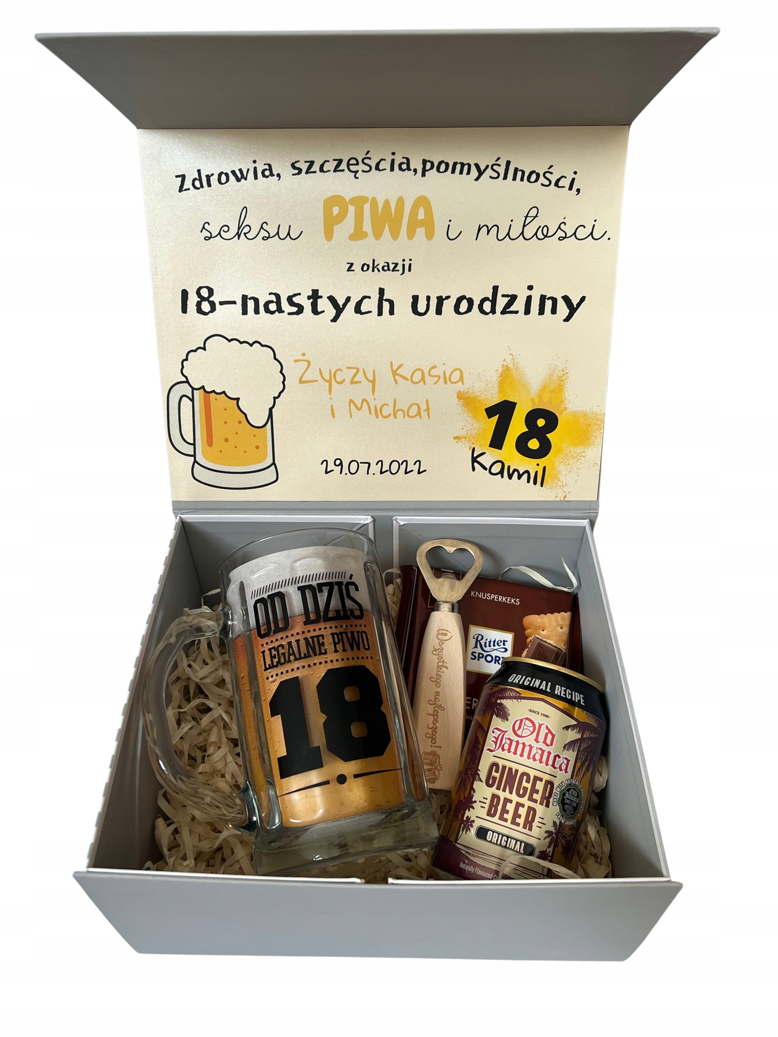 Krabička Box dárek 18. narozeniny pro kluka