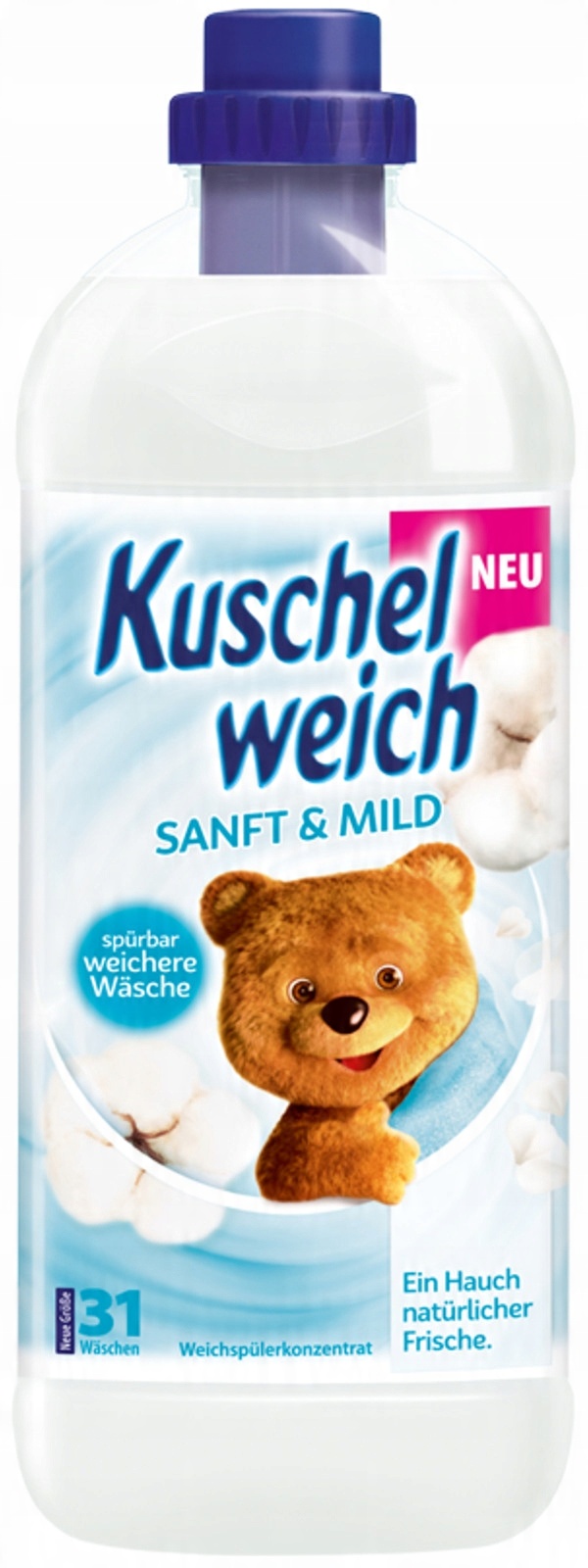

Kuschelweich Sensitive biały płyn płukania 1L De