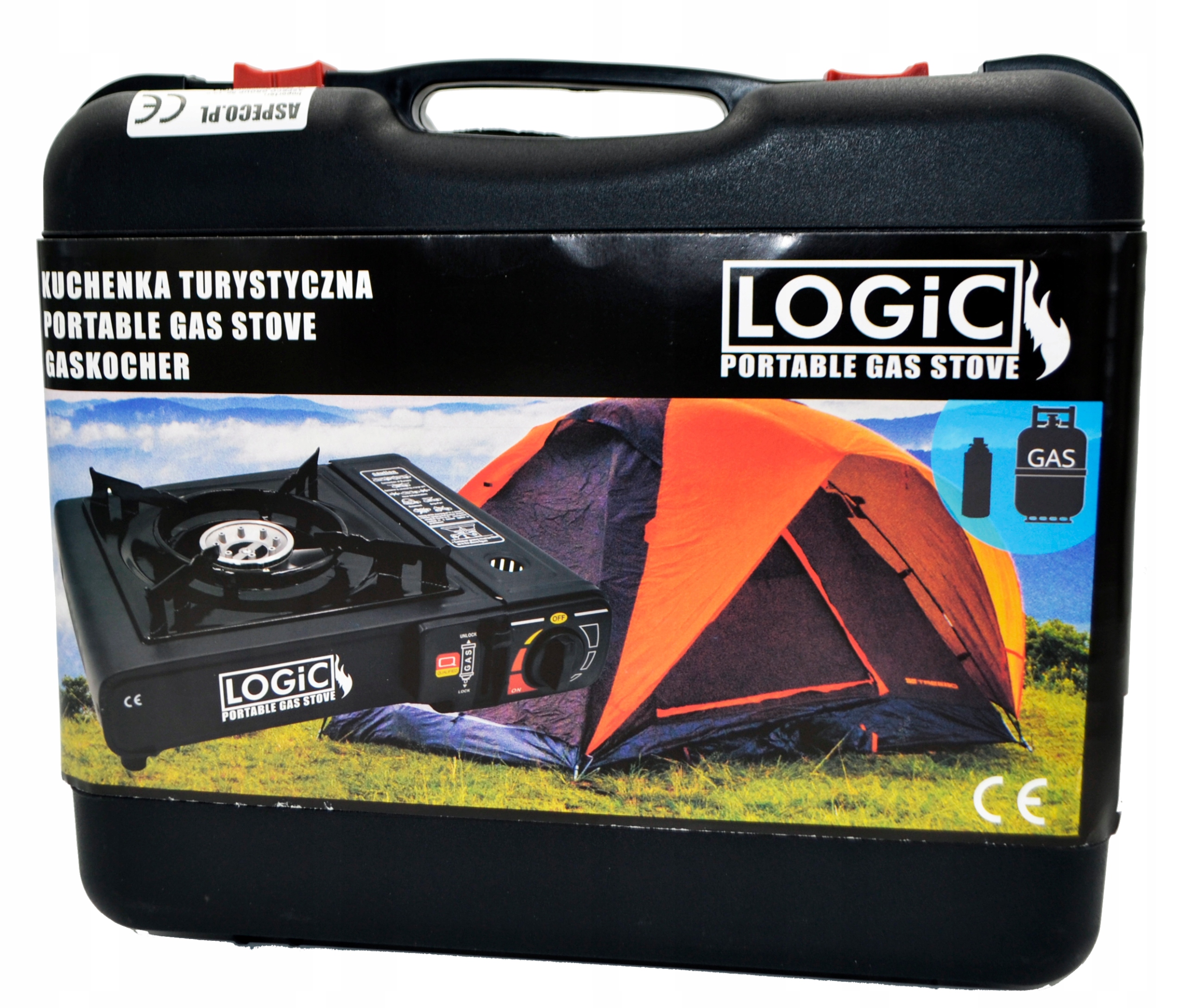 KUCHENKA GAZOWA TURYSTYCZNA POLOWA 2W1 PRZENOŚNA Marka Nobo Kids