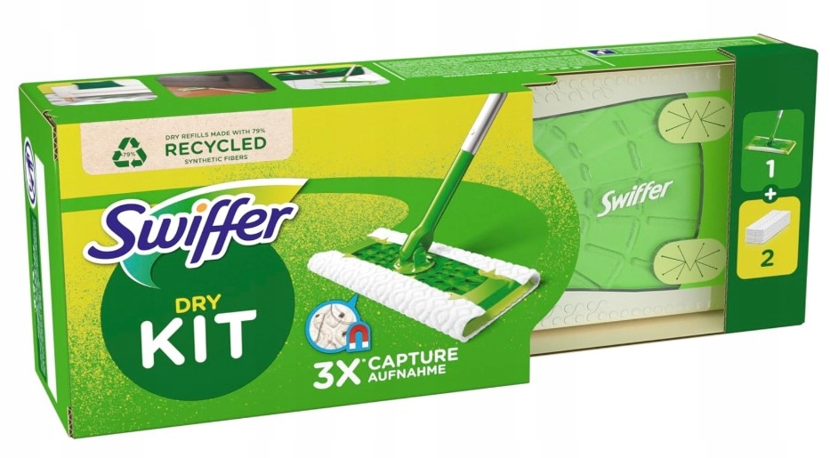 Levně Swiffer Dry Kit mop 1 Ks suché utěrky 2 ks