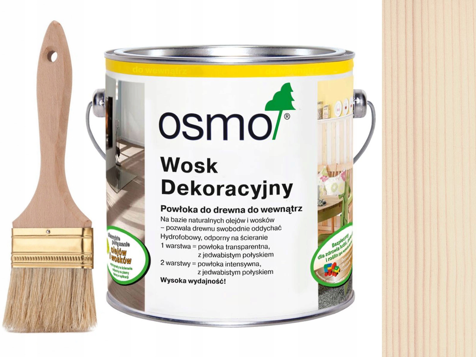 

Osmo 3111 wosk dekoracyjny Kolor Biały 2,5 L