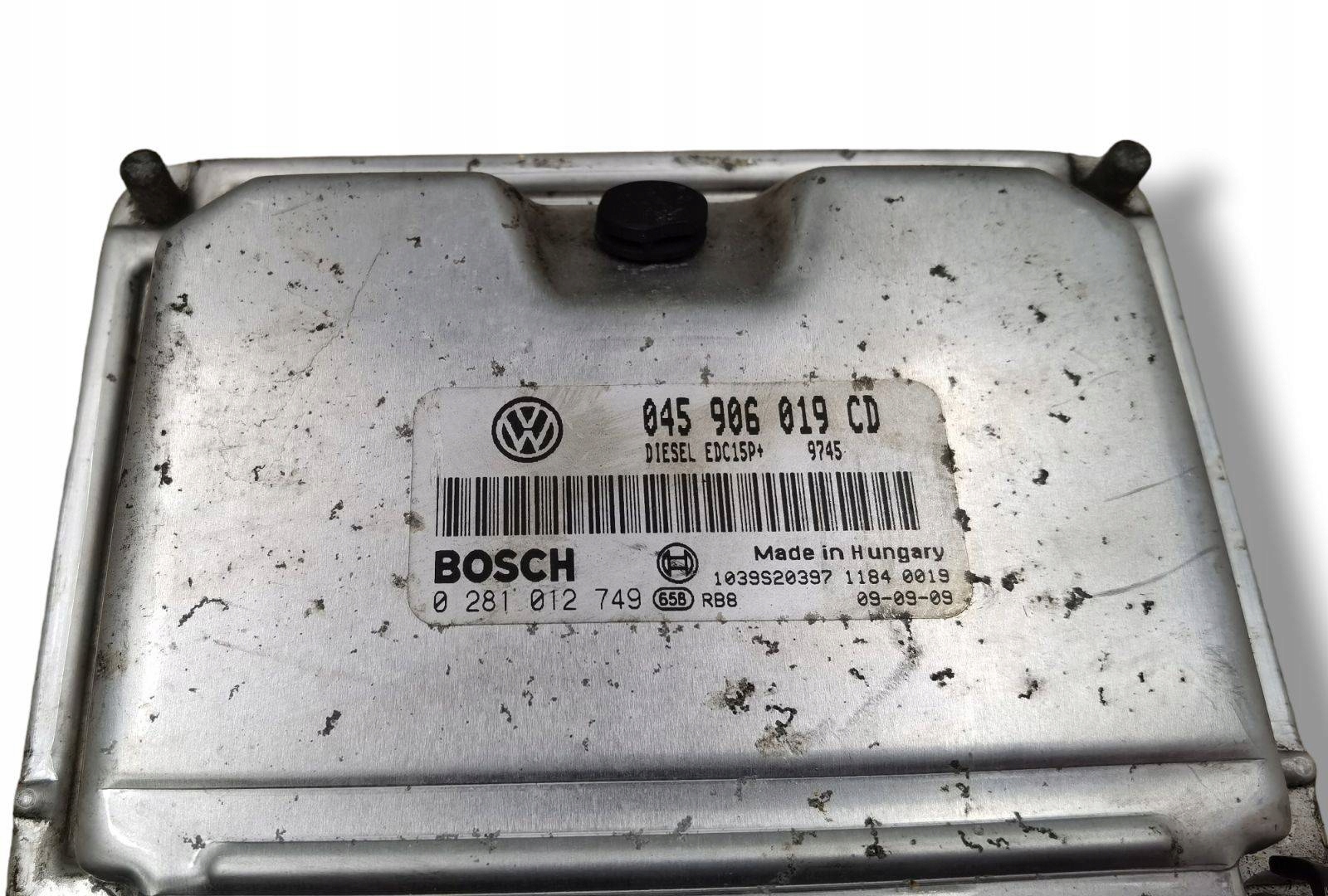 control unit of the engine Skoda Fabia 2 (5J) 2009 045906019CD