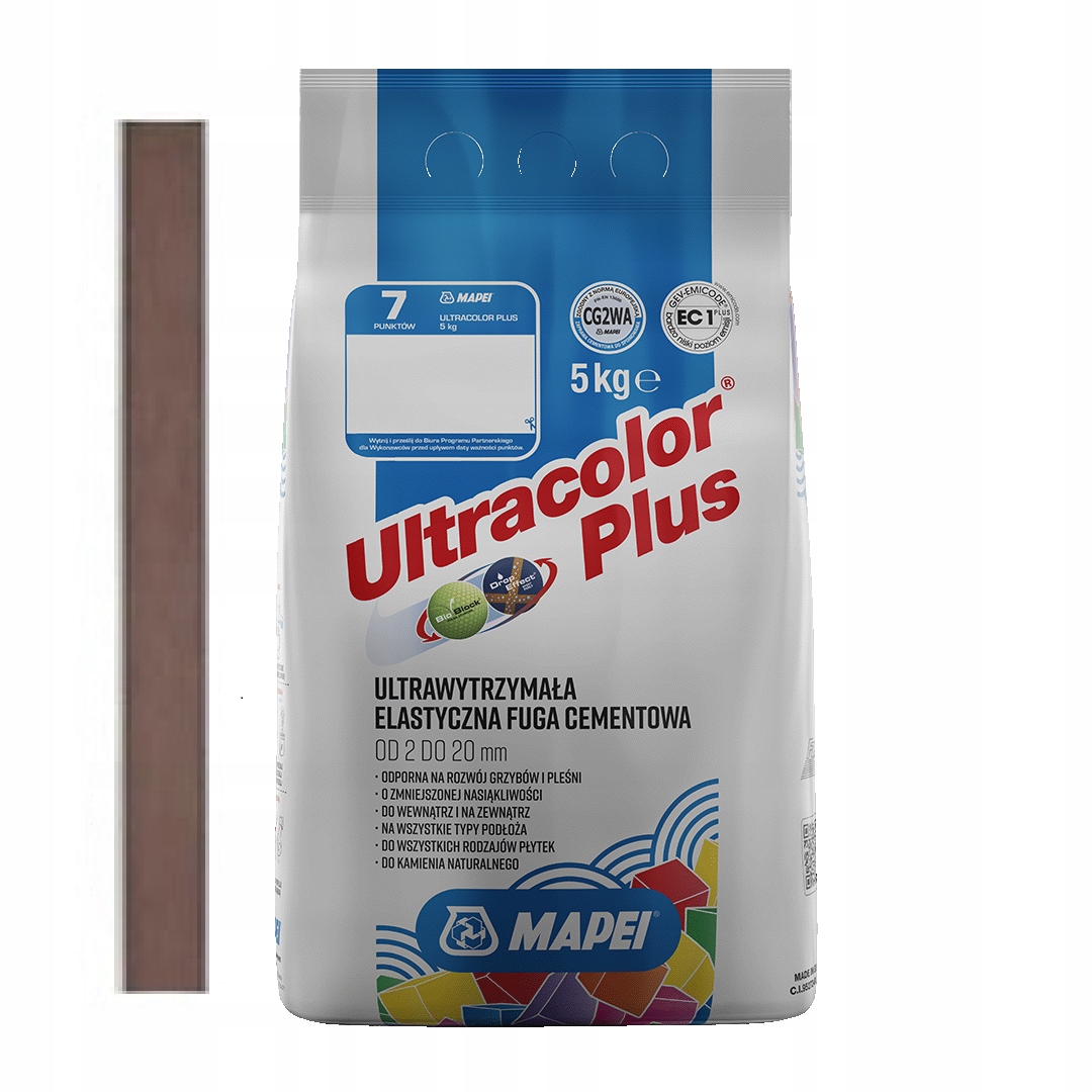 

Mapei Fuga Cem. Ultracolor Plus 136 Brunatny 5 Kg