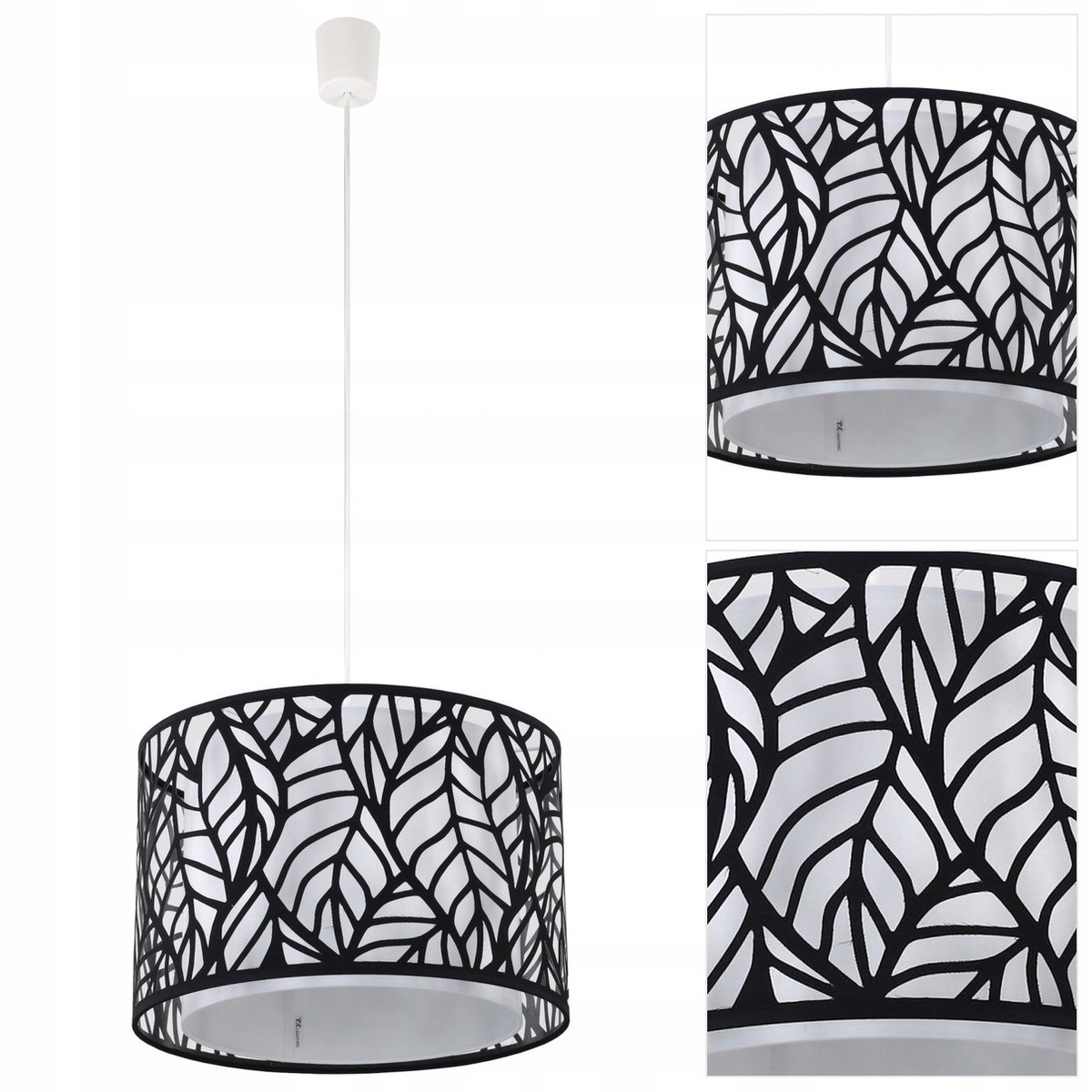 Závěsná lampa Mesa černá, moderní design, intimní atmosféra Tk Lighting
