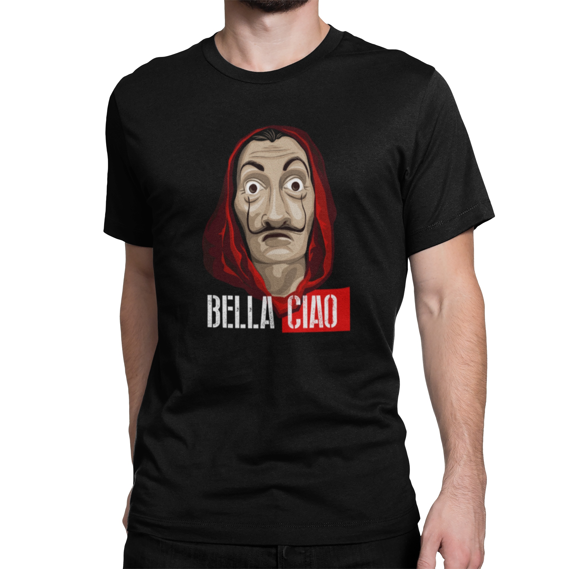 

Koszulka Bella Ciao Dom Z Papieru czarna roz.XXL
