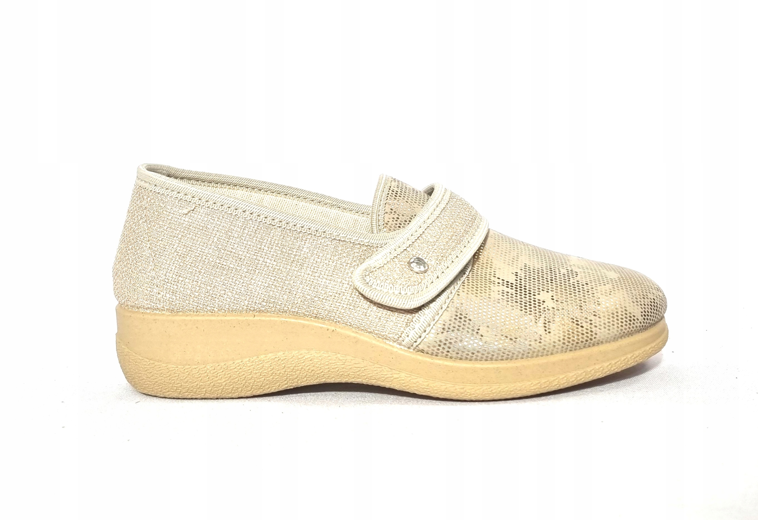 Polobotky Sanital Flex 4365 na suchý zip béžové r37