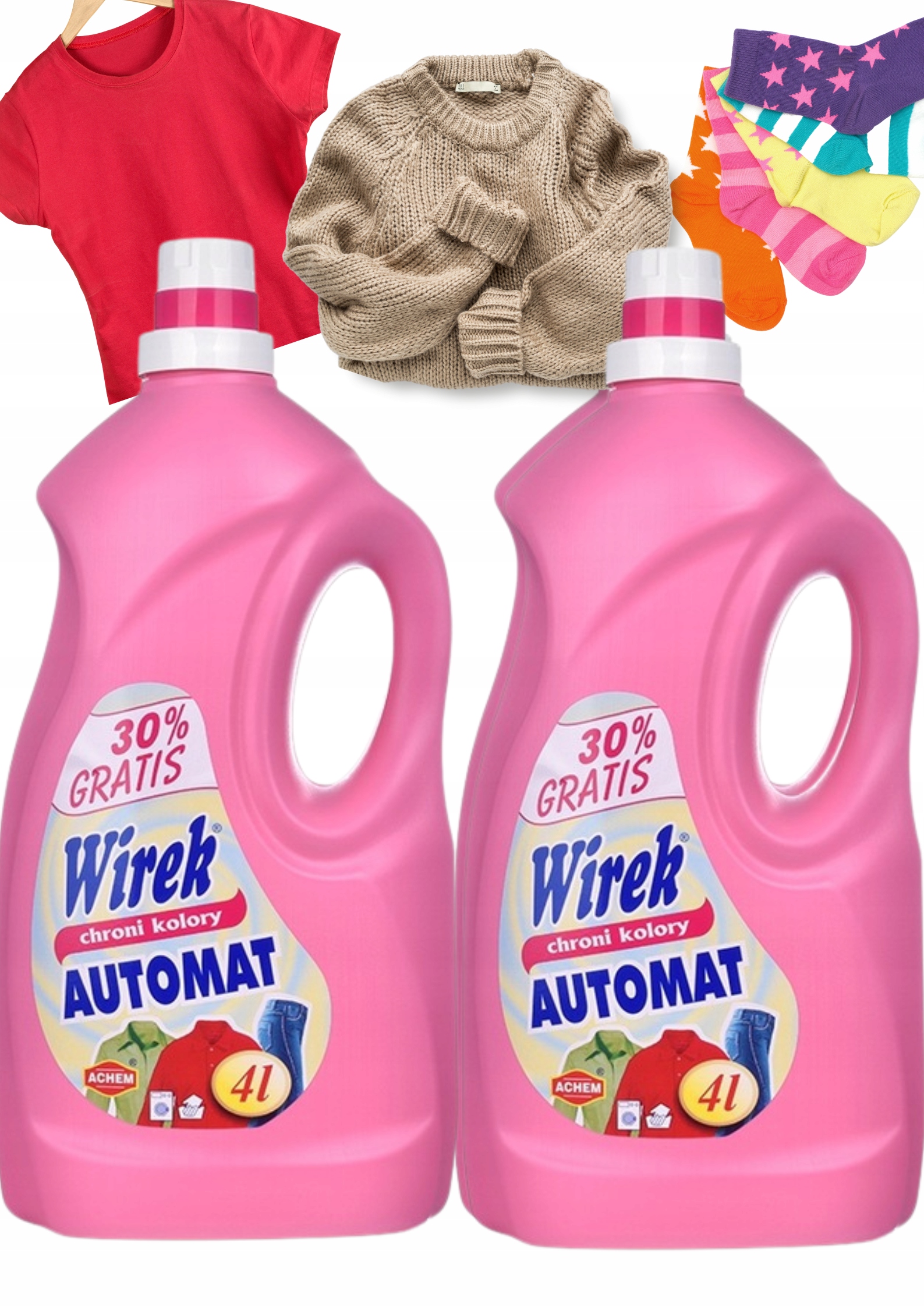 

Płyn do Prania Kolorów Wirek 4 l 2 szt