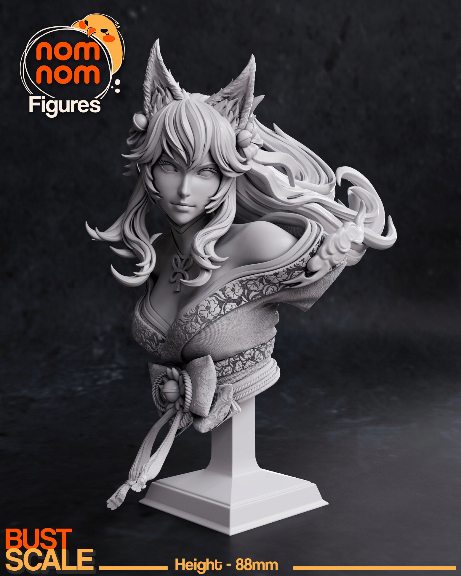 Figurka Busta Ahri Spirit Blossom League of Legends NomNom Figures 3D
