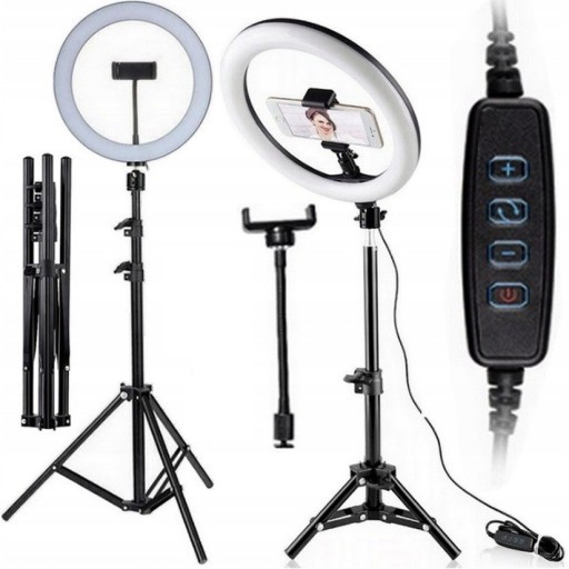 LAMPA PIERŚCIENIOWA LED RING 80W STATYW 220 cm Kod producenta 1471