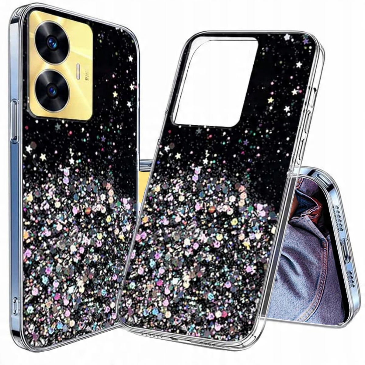 

Etui do Realme C55 brokat case cover plecki