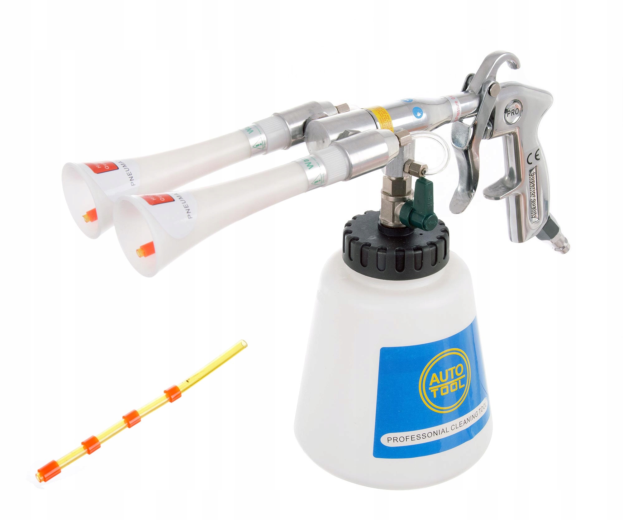 

Pistolet Prania tapicerki Tornador Podwójna dysza