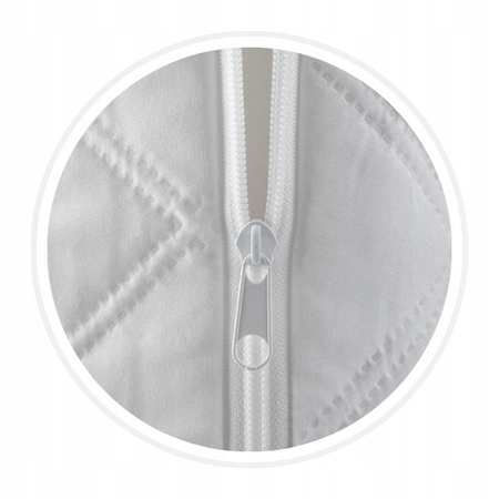 Strefowy Materac do Łóżka PIANKA KOKOS 140x70 + Pokrowiec Twardość średnio - twardy