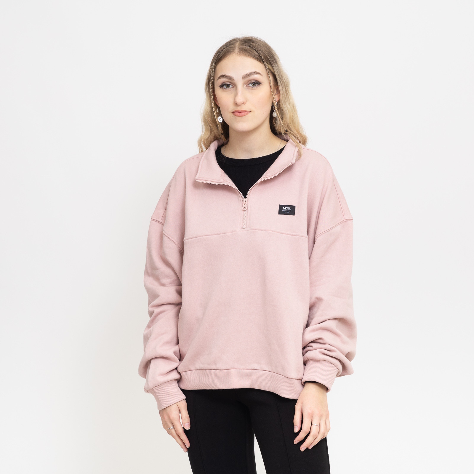 Dámská mikina Vans Leighton Mock Neck Fleece