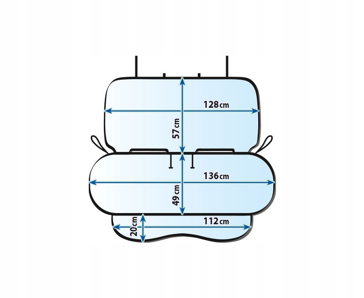 Ochronna MATA POD FOTELIK SAMOCHODOWY JUNIOR Duo Rodzaj ochraniacz pod fotelik