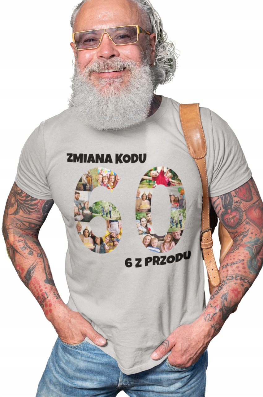 KOSZULKA NA URODZINY 10-99 WŁASNE ZDJĘCIA NAPISY Kolor zielony