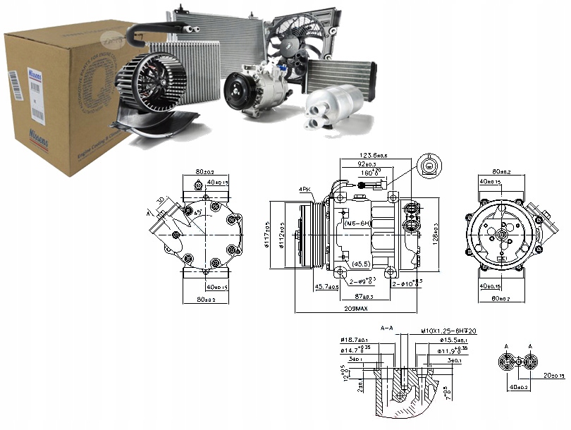 NIS89347 Kompresor Klimatizace Citroen Jumper Asistent řidiče #33