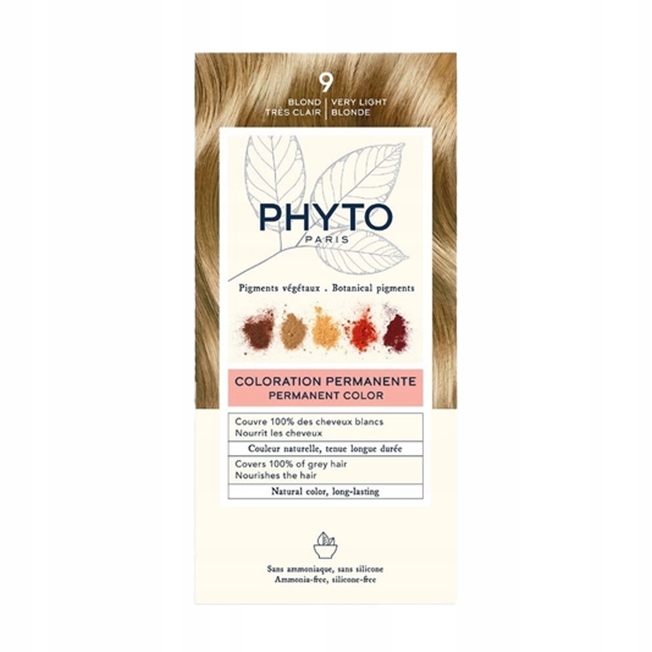 Phyto 9 barva pro péči o velmi světlé blond vlasy s pigmenty 112 ml