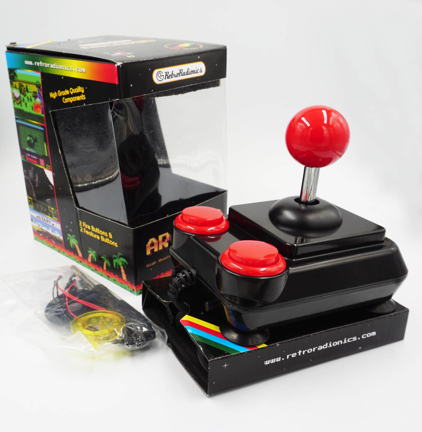 ArcadeR --- nový joystick --- Zx Spectrum Commodore Atari Amiga