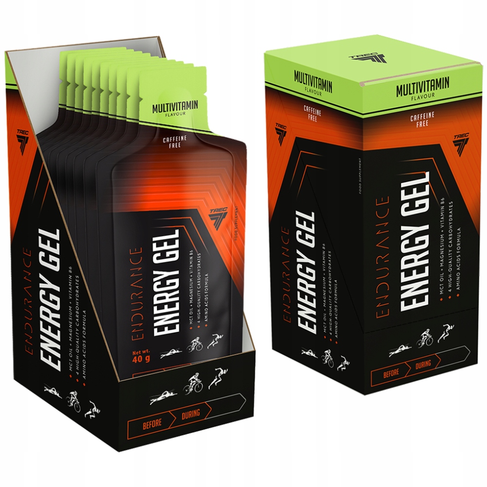 Energetický Gel Trec Endurance Energy Gel Set 10 x 40 g Na Maraton Kolo