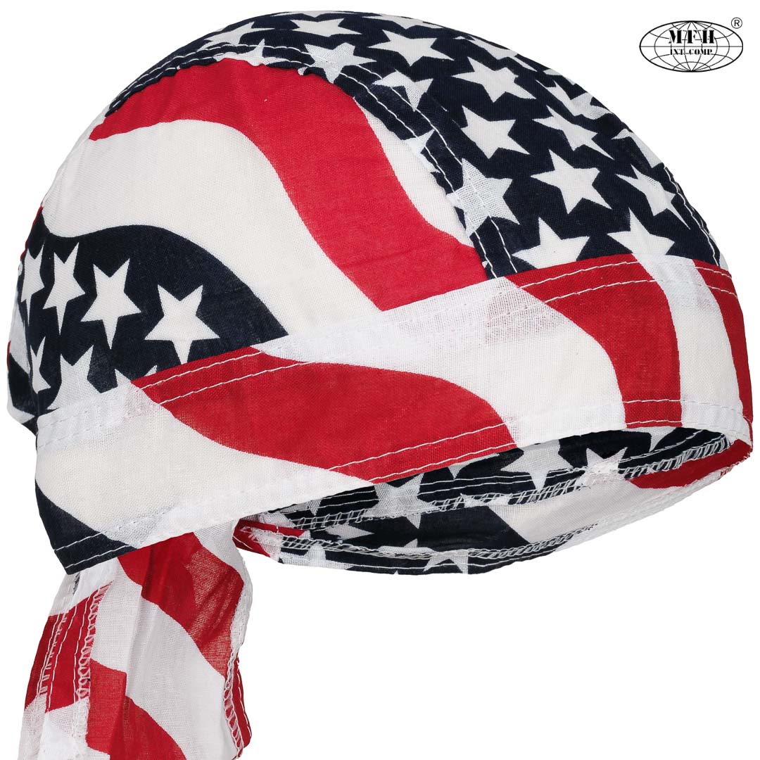 Chusta Bandamka Bandana Bandanka BAWEŁNA Flaga USA Marka MFH