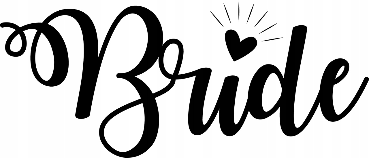 

Naprasowanka Ślubna, Bride 16 Na Odzież Modna