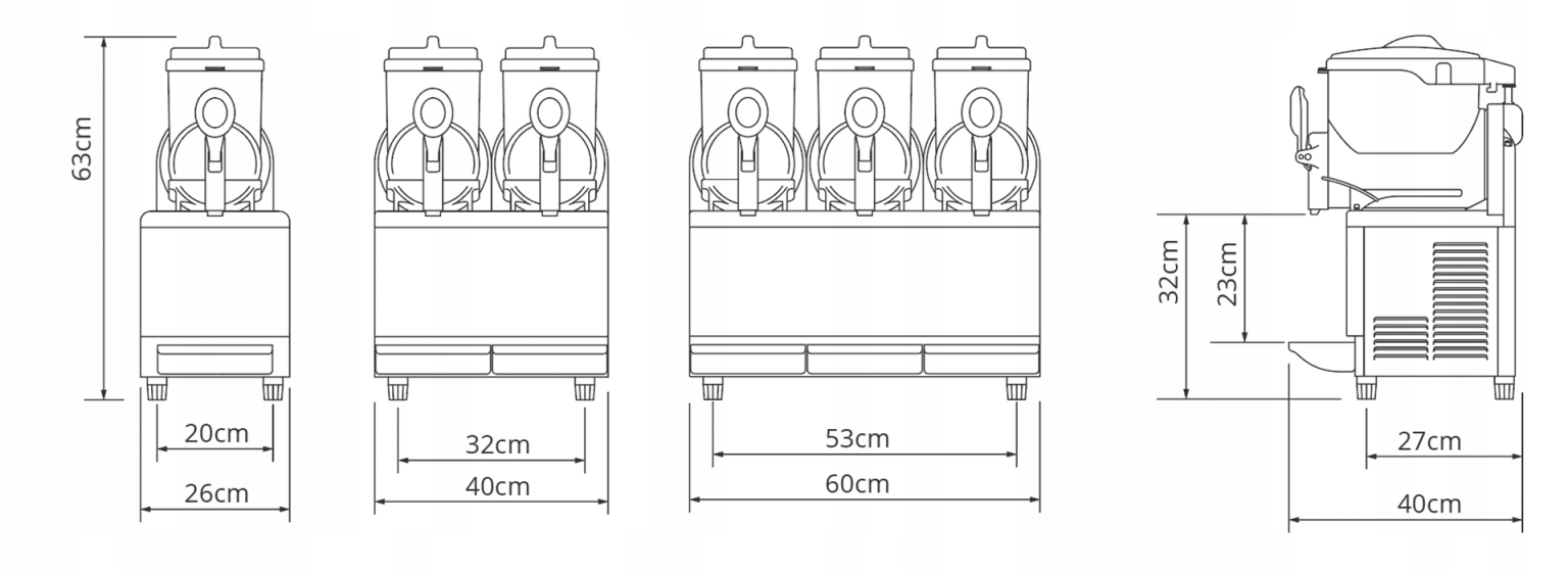 Granitor do napojów | GBG GRANISMART 5 litrów Marka Carpigiani