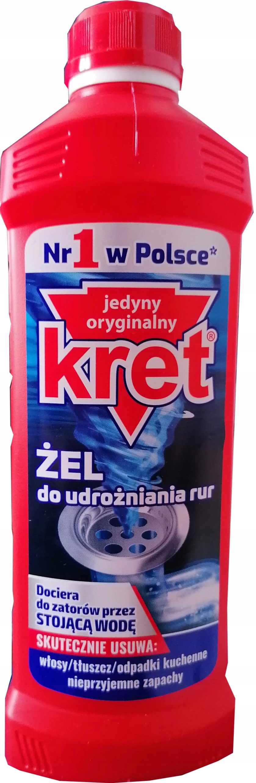 

Kret żel do rur 500g likwiduje niemiły zapach