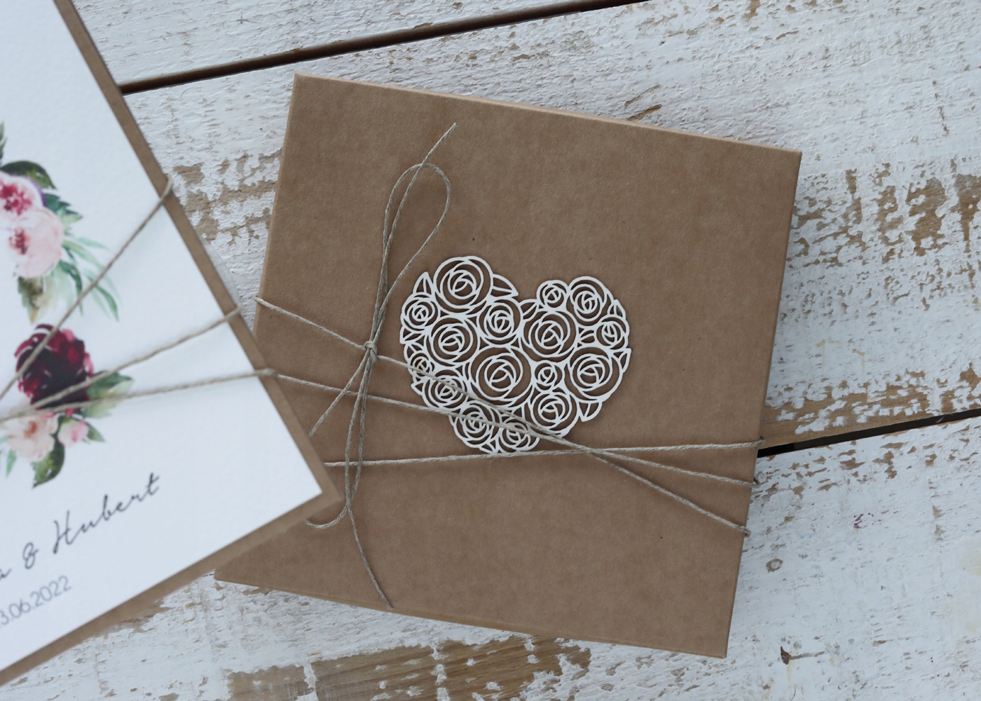 Krabička svatební na přání peníze