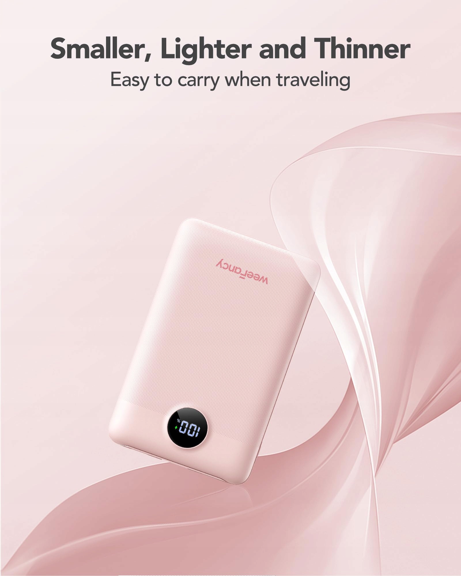 WEEFANCY Power Bank 10000mAh Mini USB C dla iPhone Samsung — miniatura 2