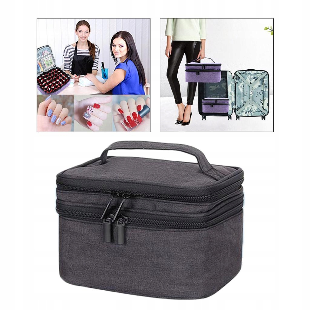 Organizer na lakier do paznokci Etui mieści 20 butelek (15 ml / 0,5