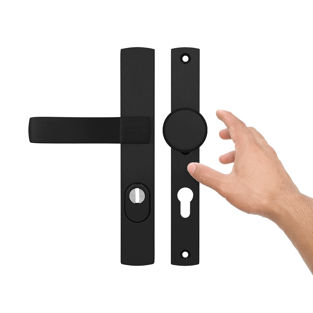 Klamko-gałka czarna F8 72 Pc Axa Solid Flex Premium