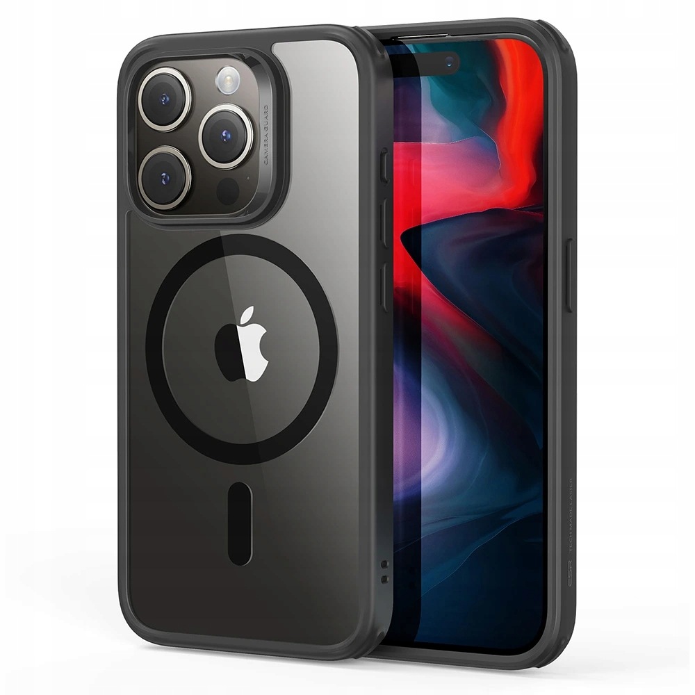 Esr HaloLock etui do iPhone 15 Pro Max Przezroczyste ciemnoniebieskie
